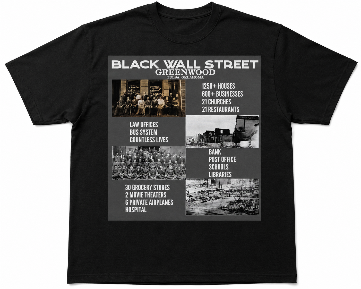 Black Wall Street - T-shirt