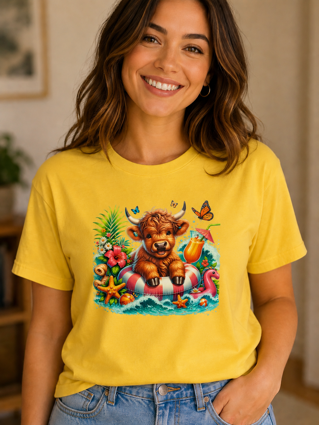 Howlin Cow-T-shirt