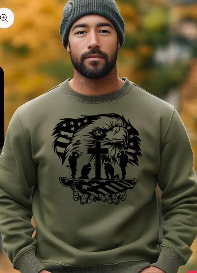 Veterans with Eagle T-shirt
