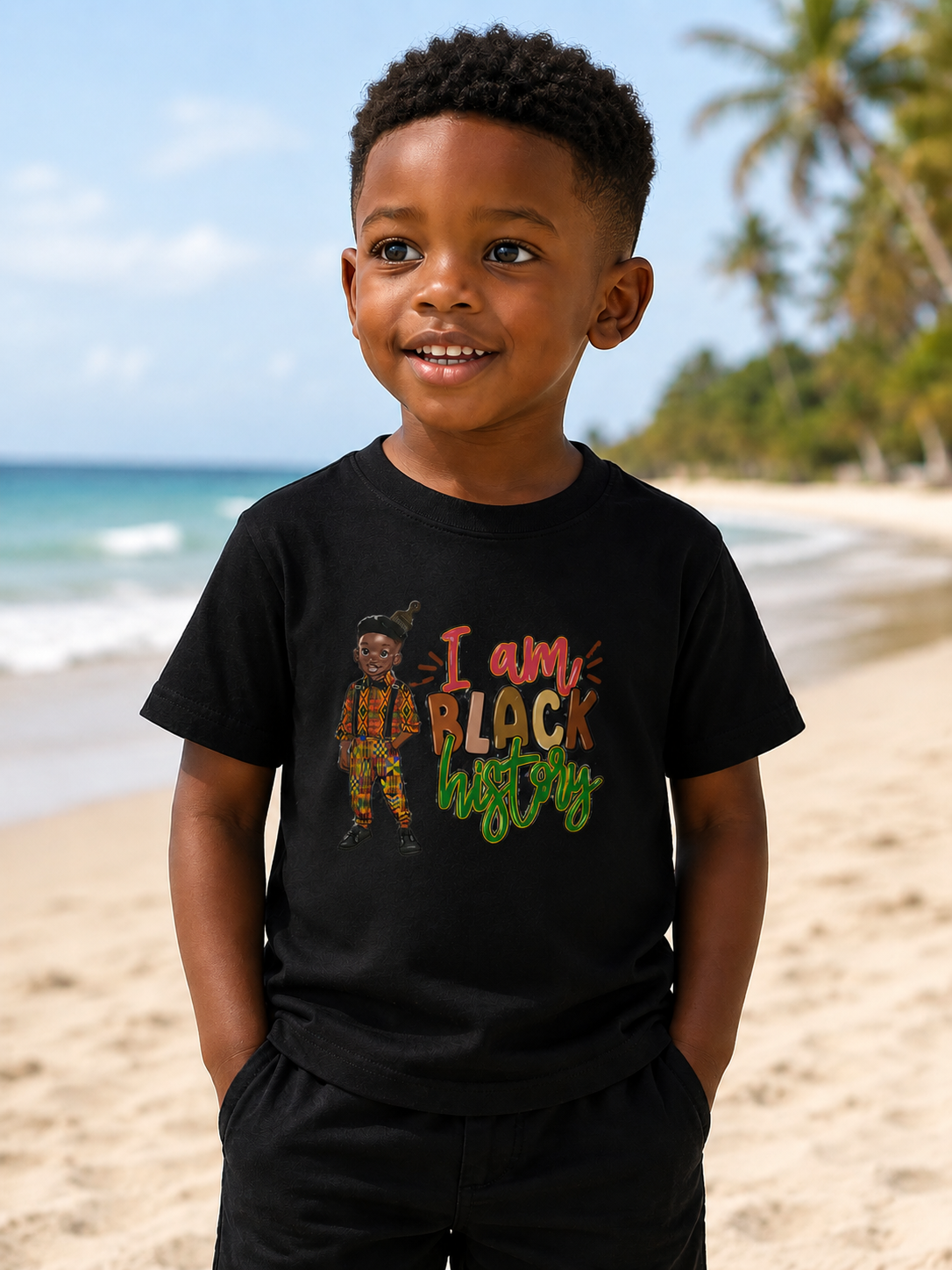 I am Black History T-shirt -Kids
