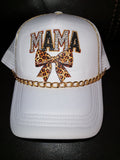 Mama Bling with Chain Trucker Hat