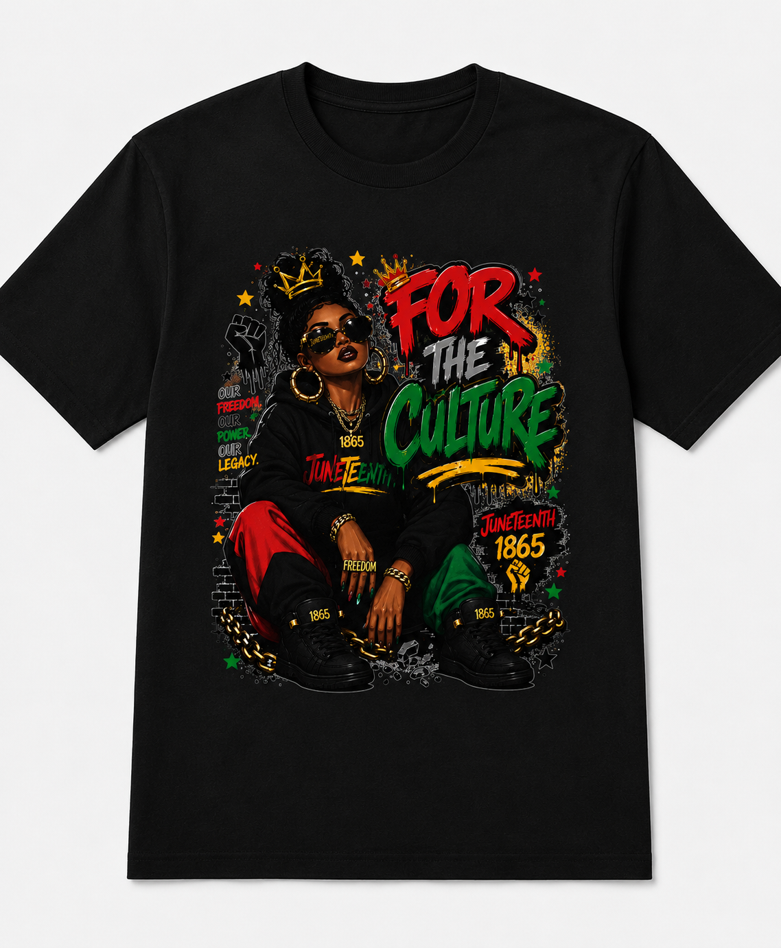 Juneteenth -For the Culture T-shirt
