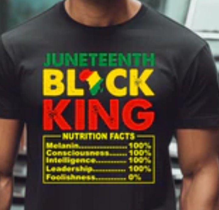 Juneteenth - Black King T-shirt