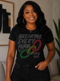 Breaking Every Chain- Spangle Tshirt
