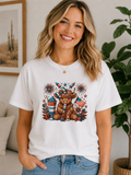 Howlin Cow 4th-T-shirt