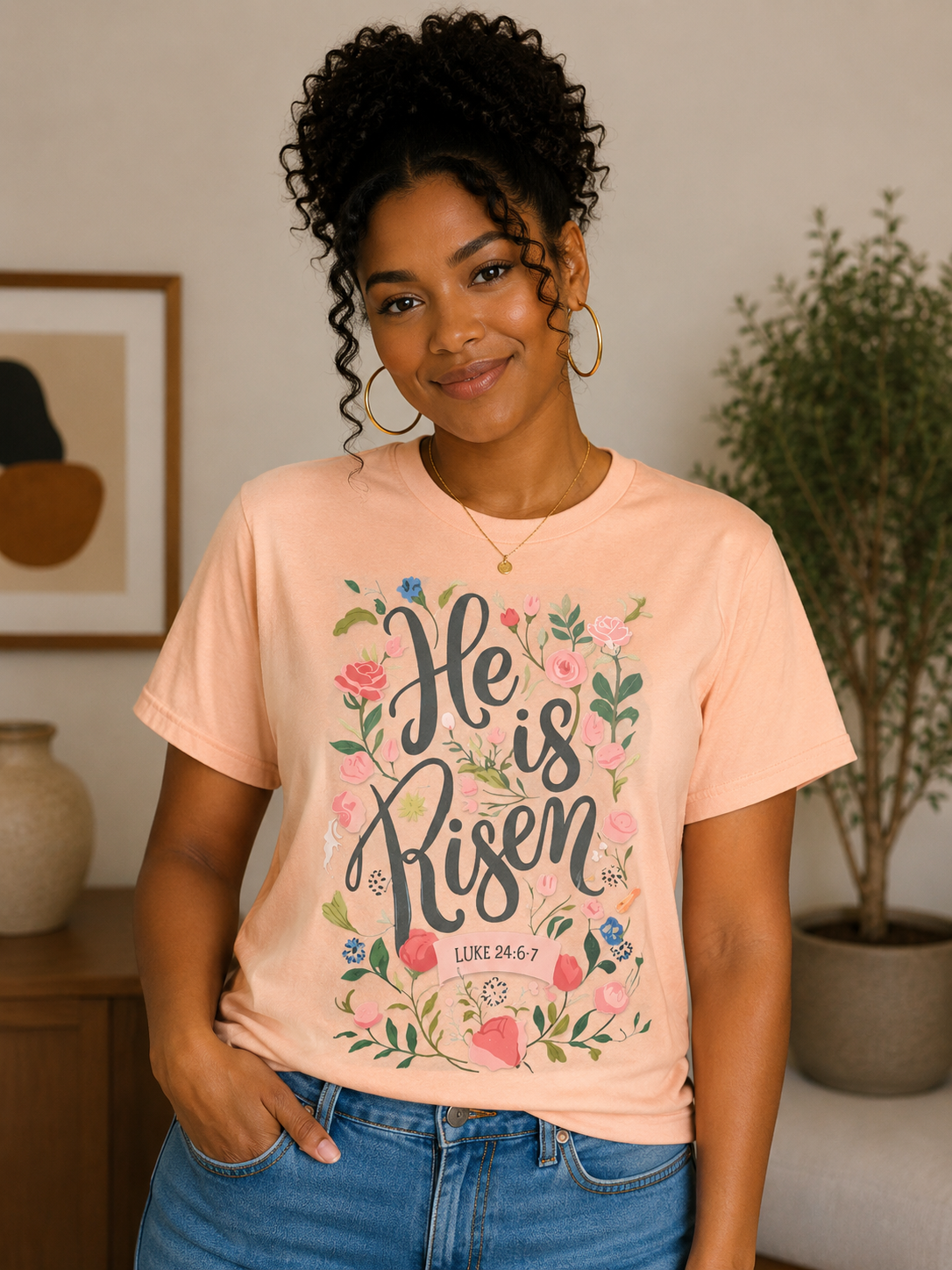 He is Risen - T-shirt