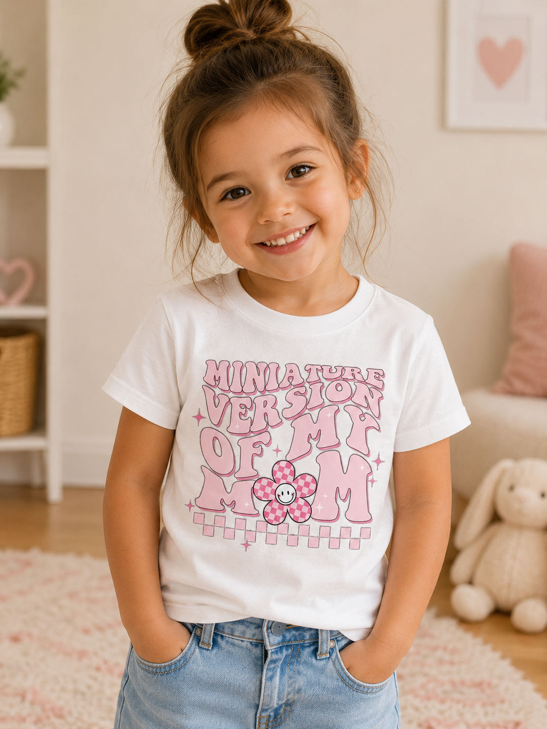 Miniature Version of Mom - kids T-shirt