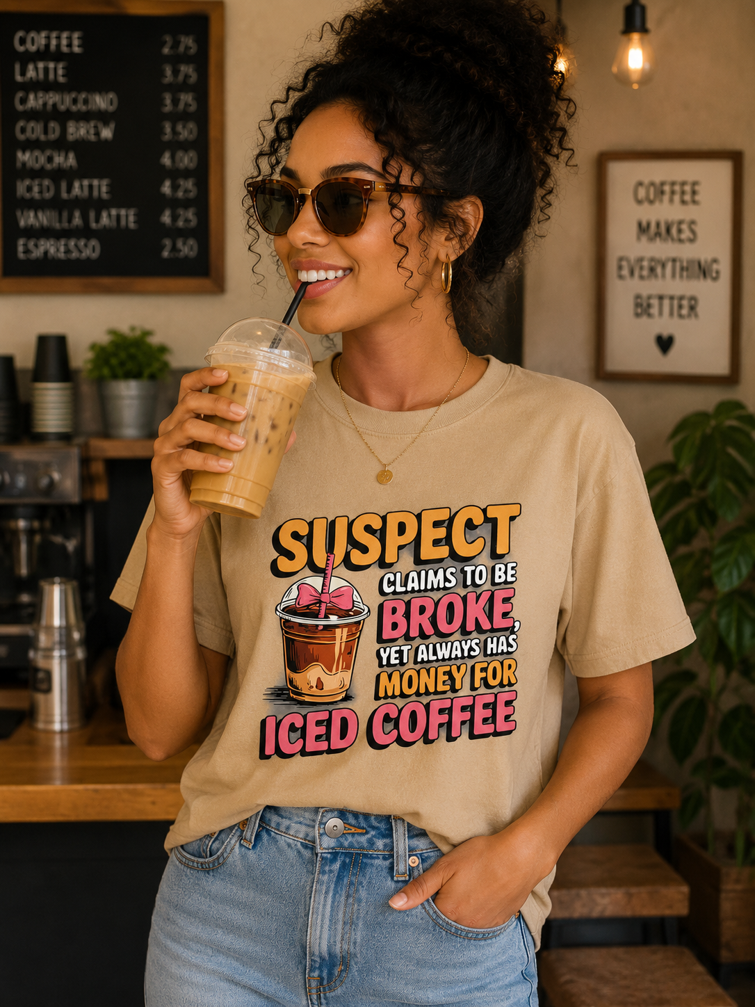 Suspects Claims to be Broke - T-shirt